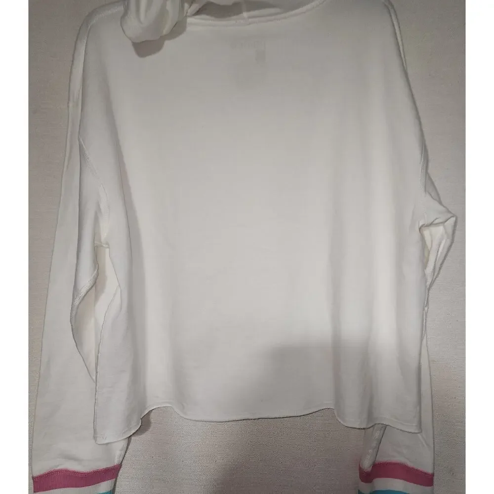 Pride Adult 'Support One Another' Cropped Hooded Sweatshirt women's Large